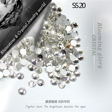 Кристально чистый клей QIAO SS20 (4,8-5,0 мм), 1440 шт./упак. 3D, стразы «сделай сам» без горячей фиксации, стразы с плоским основанием для свадебного украшения 2024 - купить недорого