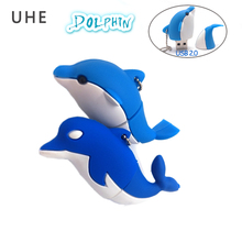 USB flash drive cartoon dolphin pen drive 4GB 8GB 16GB 32GB 64GB cute animal memory stick u disk creative gift pendrive cle usb 2024 - buy cheap