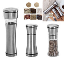 New Clear Stainless Manual Salt Pepper Mill Spice Grinder Muller Home Kitchen Tools Gadgets 2024 - buy cheap