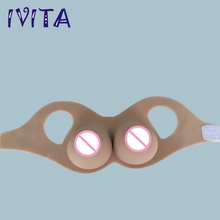 IVITA-pechos de silicona Suntan realistas, forma tetas falsas para transgénero, travesti, potenciador de la Transexual 2024 - compra barato
