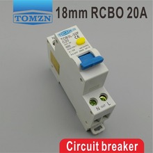 TOB3L-32F 18MM RCBO 20A 1P+N 6KA Residual current Circuit breaker with over current and Leakage protection 2024 - buy cheap