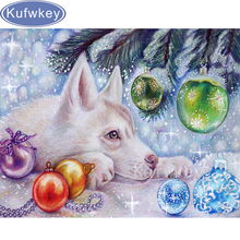 Christmas Dogs Toys Painting Art Balls Alaskan Malamute Full Square Diamond Embroidery 5D DIY Diamond Painting cross stitch kits 2024 - buy cheap
