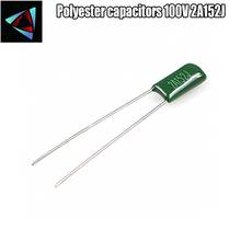40pcs Polyester film capacitor 2A152J 100V 1.5nF 0.0015uF 2024 - buy cheap