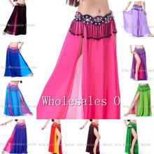 Belly dance skirt dancing costume indian dance skirt clothes bellydance skirt 1pc skirt 13 color VL-311 2024 - buy cheap