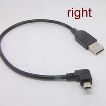 Free shipping90 Degree right angle USB Type A Female to Mini B 5 Pin Male cable Adapter Free shippingnew 2024 - buy cheap