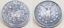 Хобо Coin_1921-D Морган долларовая Монета имитация монеты 2024 - купить недорого