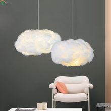 Modern Floating Cloud Led Pendant Lights Dining Room Silk Led Led Pendant Lamp Bedroom Led Pendant Light Fixtures Hanging Light 2024 - buy cheap
