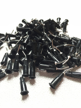 Free shipping 200Pcs/bag Dental Pre Bent Flow Needle Tips 18 Gauge SEALANT CEMENT black 2024 - buy cheap