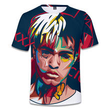 2018 New Aikooki 3D Xxxtentacion t shirt Men/women Hot Raper Fashion Hip Hop 3D Print Xxxtentacion Short Sleeve Men's t shirt 2024 - buy cheap