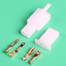 free shipping 10 sets 2.8mm 2pin connector  Nylon brass male female  terminal connector 2024 - buy cheap