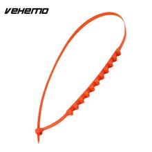 Vehemo шины цепи 10 шт. нейлон Оранжевый нескользящие галстук снег цепь автомобилей Автомобиль галстук 2024 - купить недорого