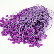 100pcs/lot 7'' purple hang tag string in apparel hang tag strings cord for garment stringing price hangtag 2024 - buy cheap