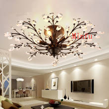 Creative Modern living room ceiling lights creative personality clothing store lamp restaurant bedroom led crystal ceiling lamps 2024 - buy cheap