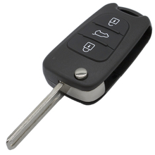 WhatsKey New Remote Key Shell 3 Button Flip Folding Key Case For KIA Rio 3 K2 K5 Ceed Picanto Cerato Sportage For Hyundai I30 2024 - buy cheap