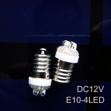 High quality 12v E10 Led Signal Light,E10 Led Instrument Light,12VDC E10 Led Lamp,E10 Led Indicator Light free shipping 50pc/lot 2024 - buy cheap