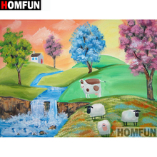 HOMFUN Full Square/Round Drill 5D DIY Diamond Painting "Oil painting landscape" Embroidery Cross Stitch 3D Home Decor GiftA13050 2024 - buy cheap