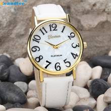 Drop shipping New Women's Fashion Geneva Roman Faux Leather Analog Quartz Wrist Watch Montre Femme Relogio Feminino 2024 - buy cheap