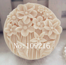 wholesale!!1pcs Small Flowers (zx68) Silicone Handmade Soap Mold Crafts DIY Mould 2024 - buy cheap