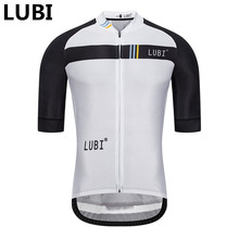 LUBI Men Summer Pro Team Cycling Jersey Short Sleeve Anti-sweat Bike Shirt Quick Dry Racing MTB Clothes Wear Cycling Clothing 2024 - buy cheap
