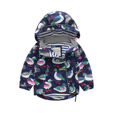 Baby Girls Jacket Spring Children Modis Coat Water Resistant Windproof Outerwear Long Sleeve Windbreaker for 2 3 4 5 6 7 Years 2024 - buy cheap