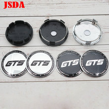 4pcs 56mm 60mm GTS PERFORMANCE WHEELS logo car emblem Wheel Center Hub Cap auto Rim refit badge covers sticker 2024 - buy cheap