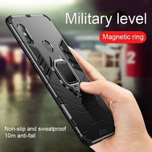 For Xiaomi Mi 8 Case Luxury Brand Car Magnetic Protective Cover Matte Hard Shell With Finger Ring For Xiaomi Mi 8SE 6X 2019 Case 2024 - buy cheap