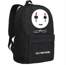 Game Miyazaki Hayao Spirited Away Cosplay Backpack No Face man cartoon Oxford Luminous School Bag Unisex 2024 - buy cheap