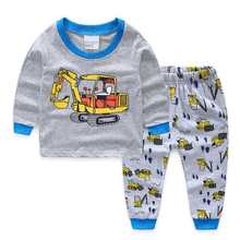 Retail Casual Baby Pyjamas Boys Sleepwear Kids Pijamas Girls Pajamas Sets Children Top + Pants Home Clothing Nightwear Homewear 2024 - compre barato