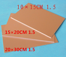 Placa PCB recubierta de cobre de una cara, paneles de fibra de vidrio, placa sensible personalizable, 10x15CM, 15x20CM, 20x30CM 2024 - compra barato
