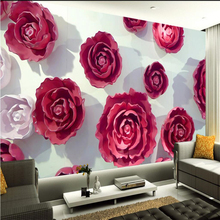 Beibehand-papel de parede mural personalizado, qualquer tamanho, 3d, estéreo, tv, sala de estar, quarto, plano de fundo, decoração 2024 - compre barato