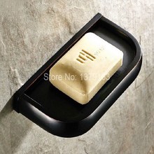 Bathroom Accessory Black Oil Rubbed Brass Wall Mounted Bathroom Soap Dish Holder aba194 2024 - buy cheap