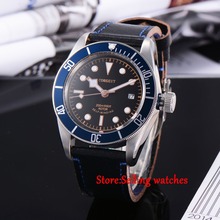 Автоматические Мужские часы с черным циферблатом, 41 мм, Sapphire Glass miyota, C03 2024 - купить недорого