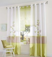 Artificial Silk Fabric Embroidered Curtain For Living Room Bedroom,Shade Curtain 2024 - buy cheap