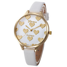 Geneva Top Brand Women Watches Checkers Faux Leather Quartz Analog Ladies Dress Waterproof Wrist Watch montre femme Wholesales 2024 - buy cheap