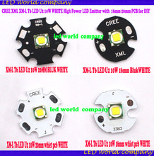 1PCS CREE XML XM-L T6 LED U2 10W WHITE (6500K-7000K) High Power LED Emitter with  16mm 20mm PCB for DIY 2024 - buy cheap