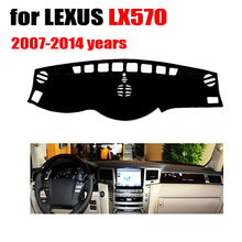 RKAC Car dashboard cover mat For LEXUS LX570 2007-2014 years Left hand drive dashmat pad dash covers auto dashboard accessories 2024 - buy cheap
