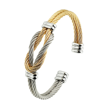 JSBAO Stainless Steel Jewelry Steel Wire Knot Cuff Bracelet 6 Colors Bracelets & Bangles For Women Infinite Bangle Bracelet 2024 - buy cheap