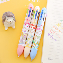 Шариковая ручка с разноцветными чернилами, 7 цветов 2024 - купить недорого