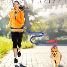 Nylon Pet Dog Leash Adjustable Hands Free Leash With Waist Belt For Jogging Walking Running Sports Training Dog Collar Supplies 2024 - buy cheap
