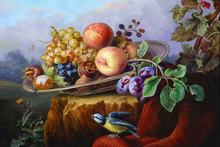 Envío Gratis decoración de arte de la pared foto clásica pájaro paisaje vida fruta comport de aceite pintura en lienzo 2024 - compra barato