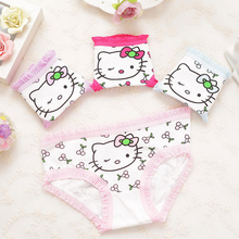 girl underwear kids cotton children's underwear briefs girls cat underwear panties 1 piece 2024 - buy cheap