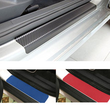 Carbon Fiber Vinyl Sticker Auto Door Protection Anti Scratch None Slip Sill Scuff  For Toyota Corolla RAV4 Car Styling 2024 - buy cheap