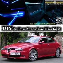 Luces de banda de fibra óptica para el interior del Panel de la puerta, iluminación para el ambiente interior de Alfa Romeo 166 AR 2024 - compra barato