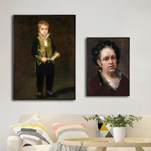 Impresión para decoración del hogar, imágenes para decoración del hogar, Impresión de lienzo, pinturas en español, retrato de Goya 2024 - compra barato