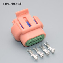 shhworldsea 5/10/30/50/100sets 4pin 4 pin car female top grade housing plug waterproof auto electrical connector 12162859 2024 - buy cheap