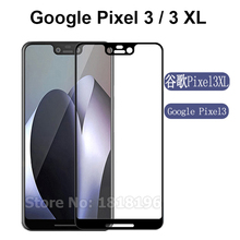 Full Coverage Screen Protector For Google Pixel 3 3XL XL Phone Cover Black Tempered Glass For Google Pixel 3 XL Protective Film 2024 - buy cheap