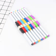 20Pcs/lot White Board Marker Pen Dry White Board Markers With Eraser School Classroom Office Supplies Children DIY Graffiti Pen 2024 - buy cheap