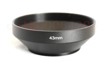 Capuz de lente grande angular de metal de 43mm para lente de filtragem de 43mm 2024 - compre barato