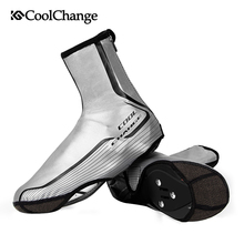 CoolChange чехол для велосипедной обуви, зимняя Светоотражающая Водонепроницаемая эластичная термозащитная Крышка для велосипедной обуви, ветрозащитная Экипировка для велосипедной обуви 2024 - купить недорого
