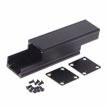 Caja de aluminio para proyectos electrónicos, caja de empalme negra de 80x25x25mm 2024 - compra barato